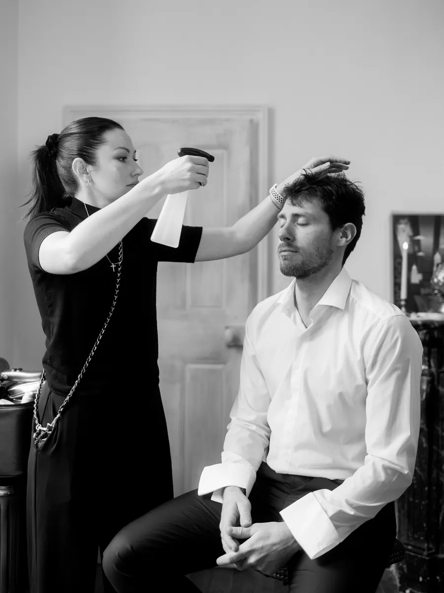 Mise en beauté mariée par Nadiia Campos